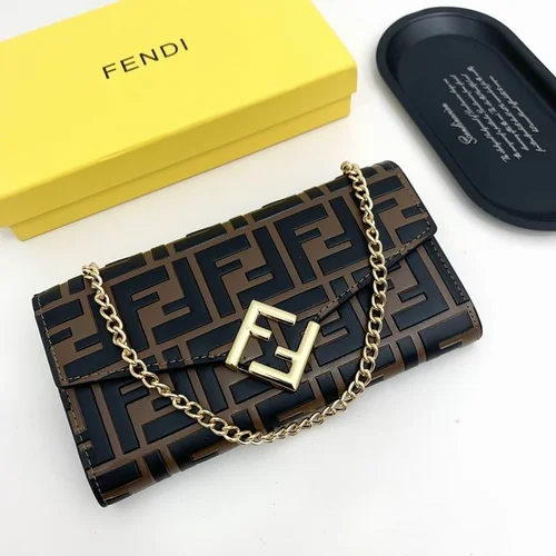 Fendi Original Women's Wallet Authentic Luxury Leather
