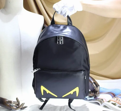11 Fendi Backpack Large Women Men Luxury FF Logo Canvas