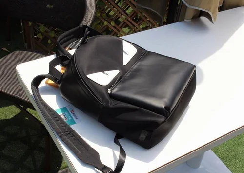 11 Fendi Backpack Large Women Men Luxury FF Logo Canvas