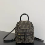 Fendi Original Backpack Large Authentic FF Canvas Luxury