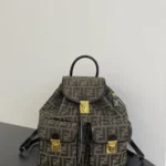 Fendi Original Backpack Large Authentic FF Canvas Luxury