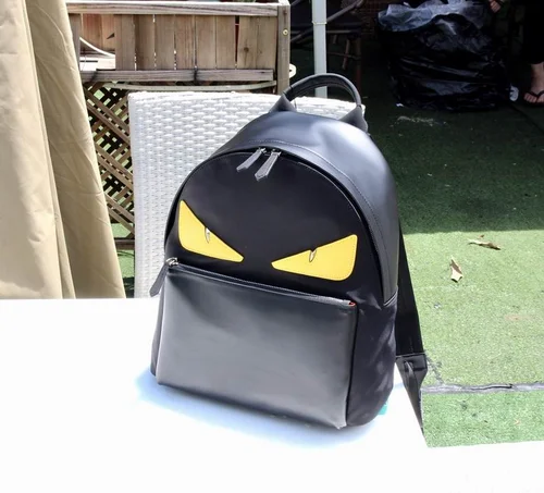 11 Fendi Backpack Large Women Men Luxury FF Logo Canvas