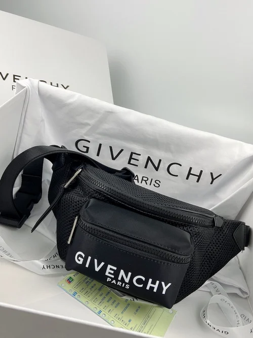 Givenchy Original Waist Chest Bag Authentic Luxury Leather