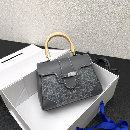 11 Goyard Handbag Medium Women Luxury Coated Gilbert Canvas