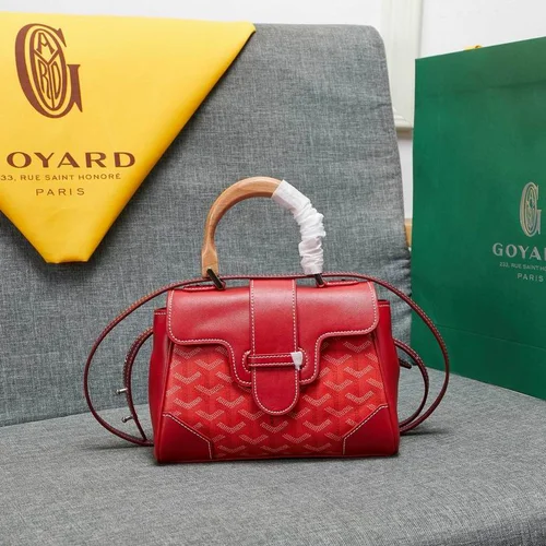 11 Goyard Handbag Medium Women Luxury Coated Gilbert Canvas