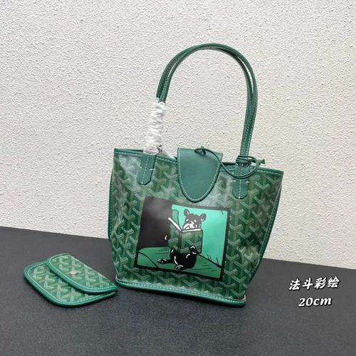11 Goyard Handbag Medium Women Luxury Coated Gilbert Canvas
