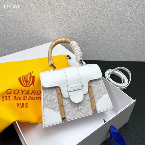 11 Goyard Handbag Medium Women Luxury Coated Gilbert Canvas