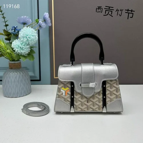 11 Goyard Handbag Medium Women Luxury Coated Gilbert Canvas