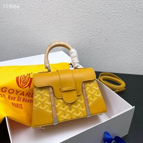 11 Goyard Handbag Medium Women Luxury Coated Gilbert Canvas
