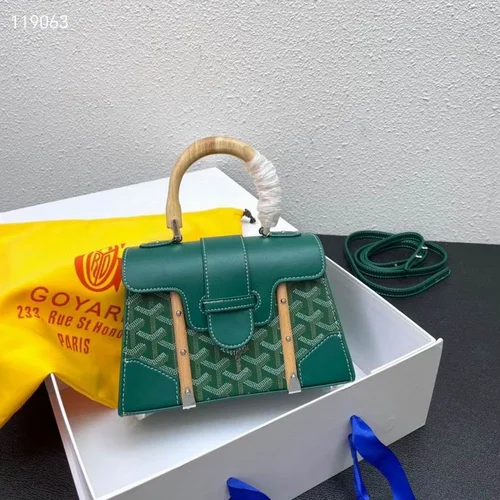 11 Goyard Handbag Medium Women Luxury Coated Gilbert Canvas