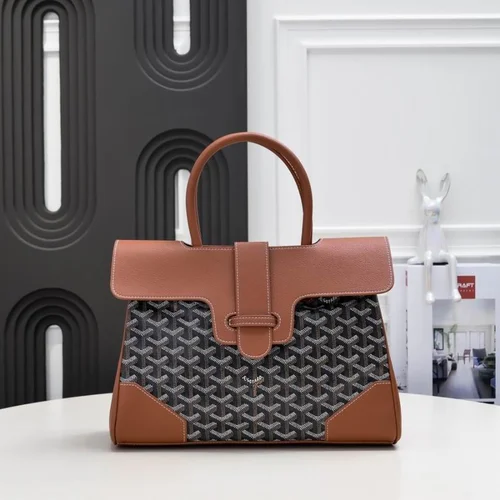11 Goyard Handbag Medium Women Luxury Coated Gilbert Canvas