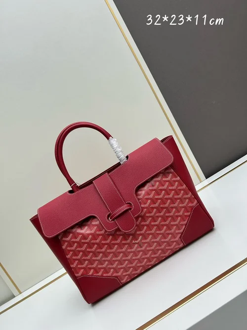 11 Goyard Handbag Medium Women Luxury Coated Gilbert Canvas