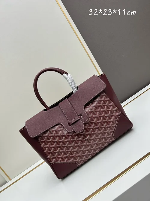 11 Goyard Handbag Medium Women Luxury Coated Gilbert Canvas