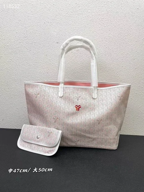 11 Goyard Handbag Medium Women Luxury Coated Gilbert Canvas