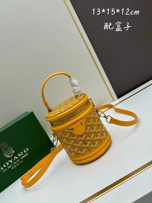 11 Goyard Petit Flot Bucket Bag Small Women Luxury Coated Canvas