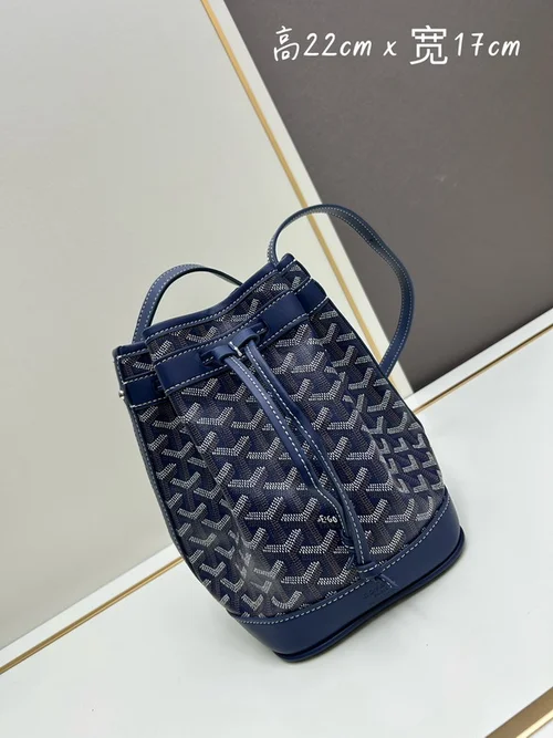 11 Goyard Petit Flot Bucket Bag Small Women Luxury Coated Canvas