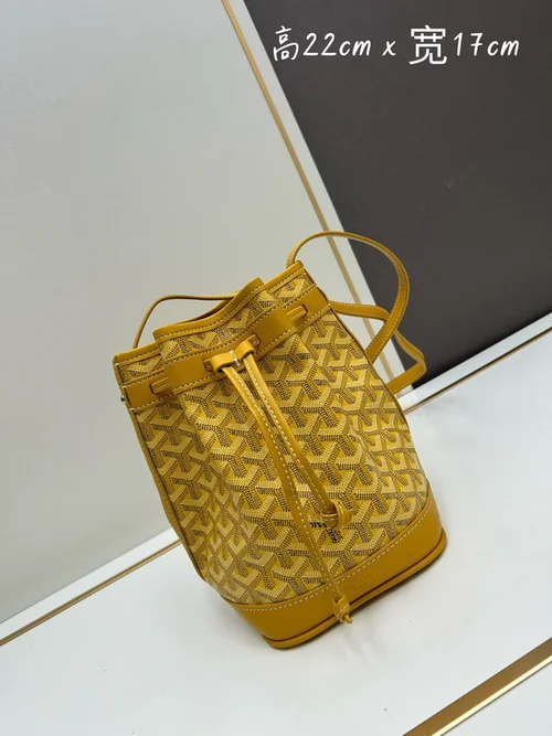 11 Goyard Petit Flot Bucket Bag Small Women Luxury Coated Canvas