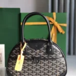 Goyard Bowling Bag Medium Women Luxury Coated Canvas