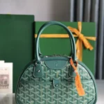 Goyard Bowling Bag Medium Women Luxury Coated Canvas