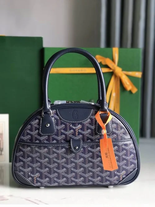 Goyard Bowling Bag Medium Women Luxury Coated Canvas