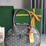 Goyard Bowling Bag Medium Women Luxury Coated Canvas