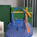 Goyard Bowling Bag Medium Women Luxury Coated Canvas