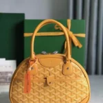 Goyard Bowling Bag Medium Women Luxury Coated Canvas