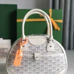 Goyard Bowling Bag Medium Women Luxury Coated Canvas