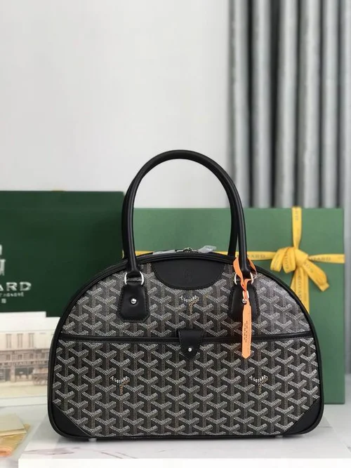 Goyard Bowling Bag Medium Women Luxury Coated Canvas