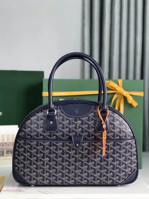 Goyard Bowling Bag Medium Women Luxury Coated Canvas