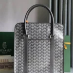 Goyard Original Briefcase Men Authentic Coated Canvas Luxury