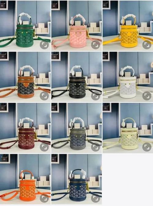 Goyard Makeup Cosmetic Pouch Women Luxury Coated Canvas