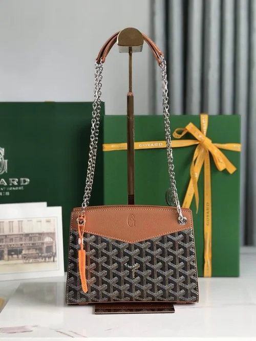 11 Goyard One Shoulder Bag Medium Women Luxury Coated Canvas