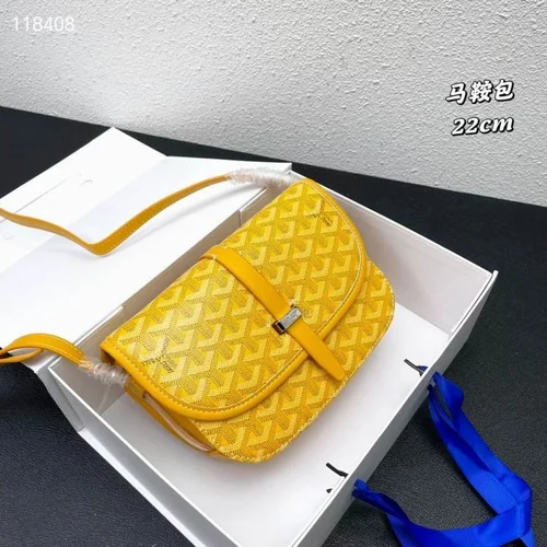 11 Goyard One Shoulder Bag Medium Women Luxury Coated Canvas