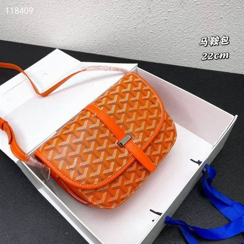 11 Goyard One Shoulder Bag Medium Women Luxury Coated Canvas