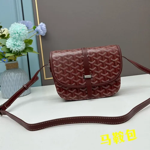11 Goyard One Shoulder Bag Medium Women Luxury Coated Canvas