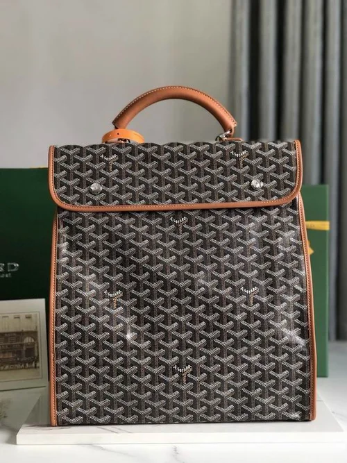 Goyard Original Backpack Large Authentic Coated Canvas Luxury