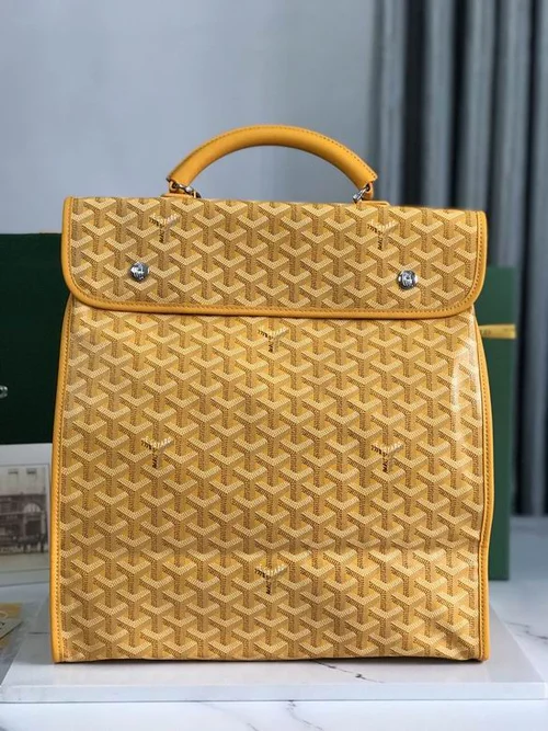 Goyard Original Backpack Large Authentic Coated Canvas Luxury