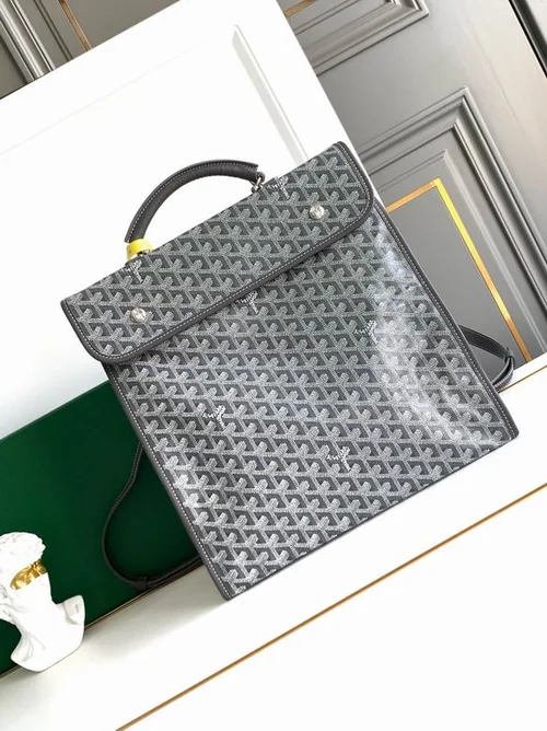 Goyard Original Backpack Large Authentic Coated Canvas Luxury