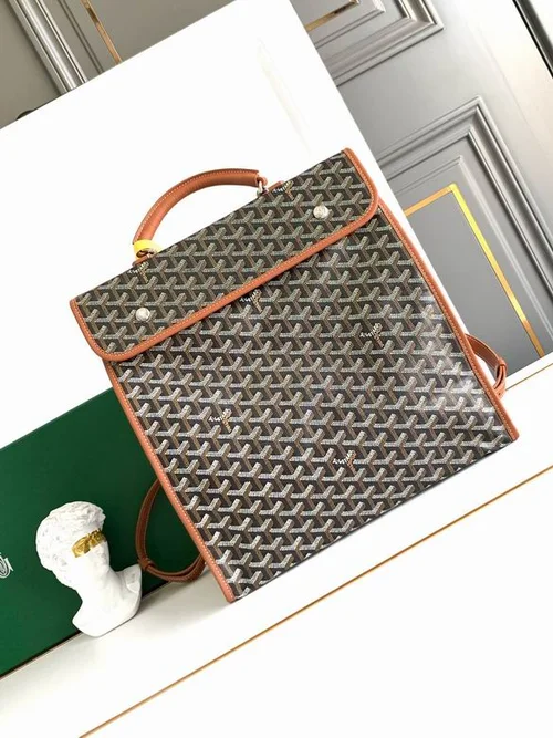 Goyard Original Backpack Large Authentic Coated Canvas Luxury