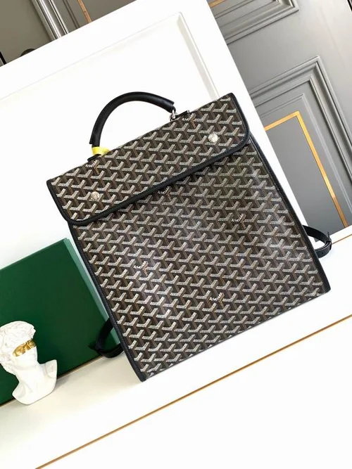 Goyard Original Backpack Large Authentic Coated Canvas Luxury