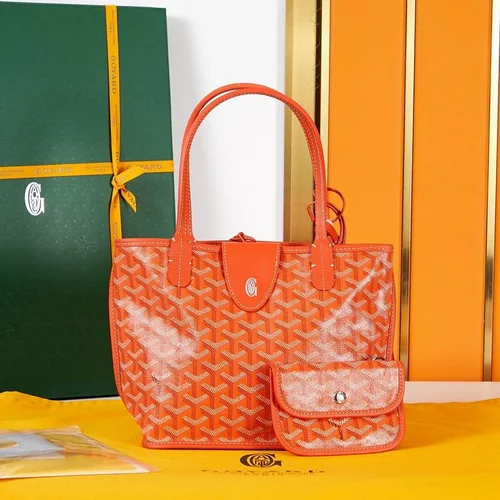 11 Goyard Handbag Medium Women Luxury Coated Gilbert Canvas