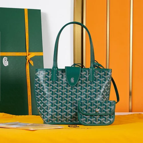 11 Goyard Handbag Medium Women Luxury Coated Gilbert Canvas