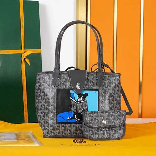 11 Goyard Handbag Medium Women Luxury Coated Gilbert Canvas