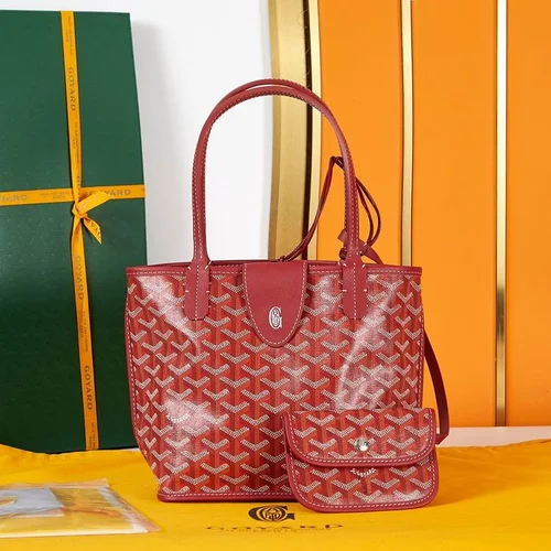 11 Goyard Handbag Medium Women Luxury Coated Gilbert Canvas