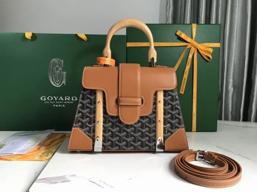 Goyard Original Handbags Authentic Coated Canvas Luxury