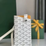 Goyard Original Cell Phone Bag Authentic Mini Coated Canvas