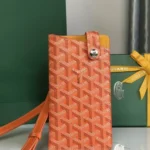 Goyard Original Cell Phone Bag Authentic Mini Coated Canvas