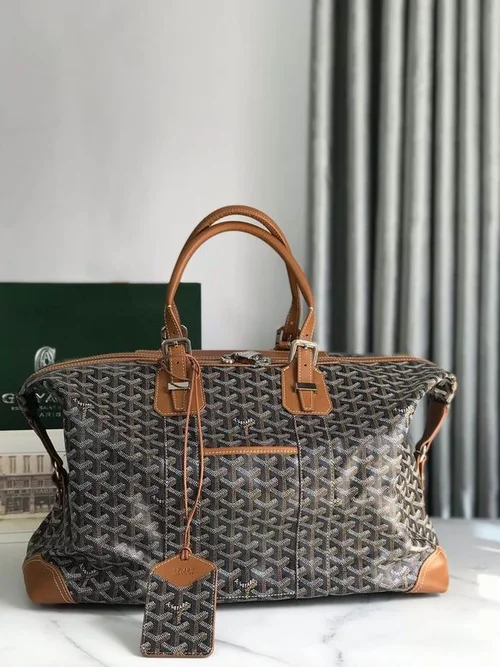 Goyard Original Travel Bag Authentic Coated Canvas Luxury