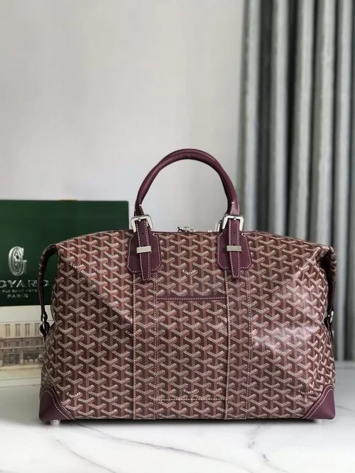 Goyard Original Travel Bag Authentic Coated Canvas Luxury